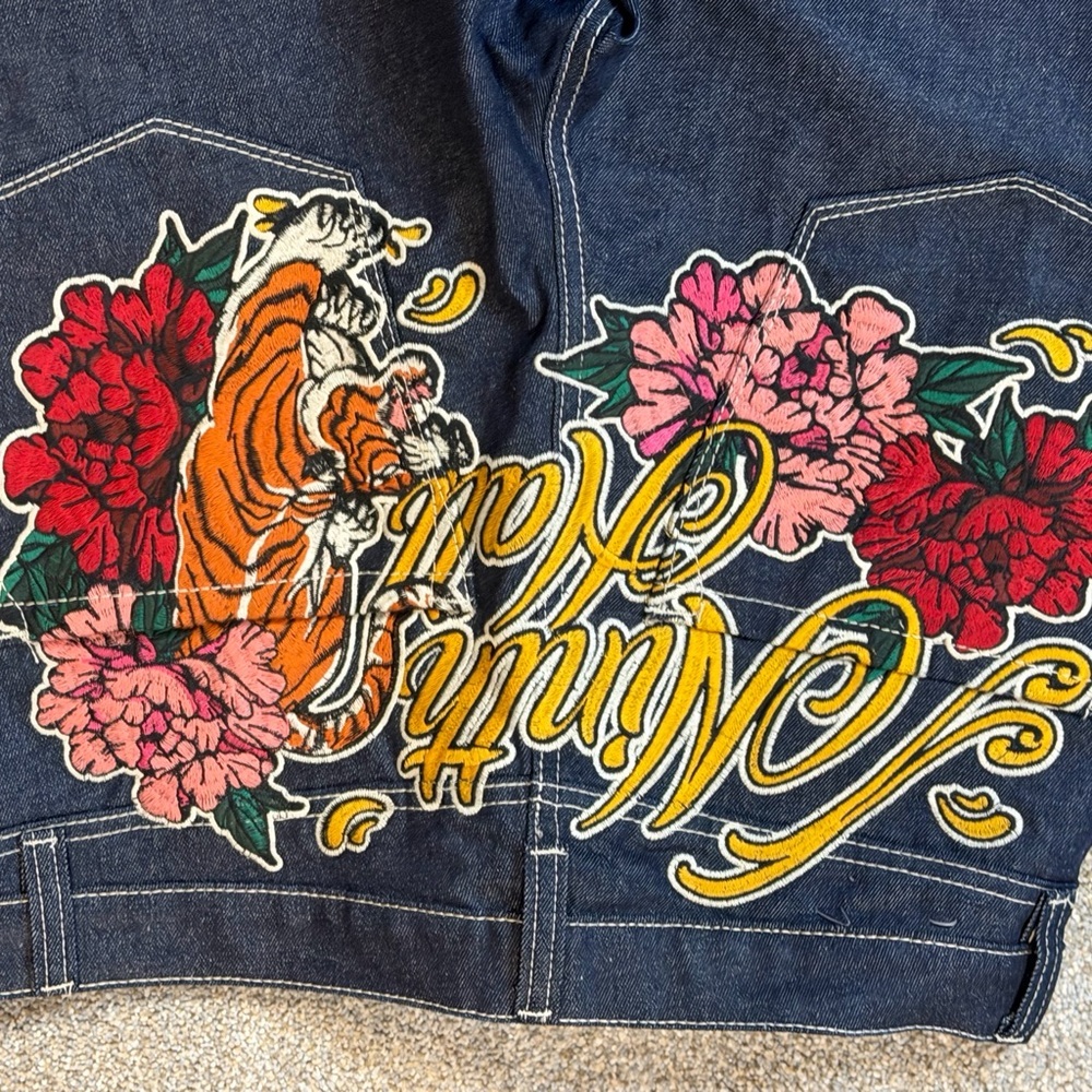 AMBUSH x Ninth Hall Embroidered Tiger Denim Jeans 32 | Rare Streetwear Graphic - Picture 4 of 8